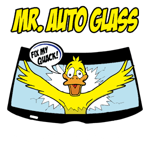 Mr Auto Glass logo white www